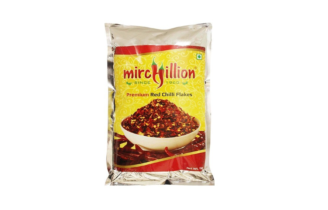 Mirchillion Premium Red Chilli Flakes    Pack  1 kilogram